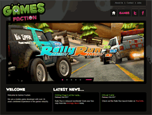 Tablet Screenshot of gamesfaction.com